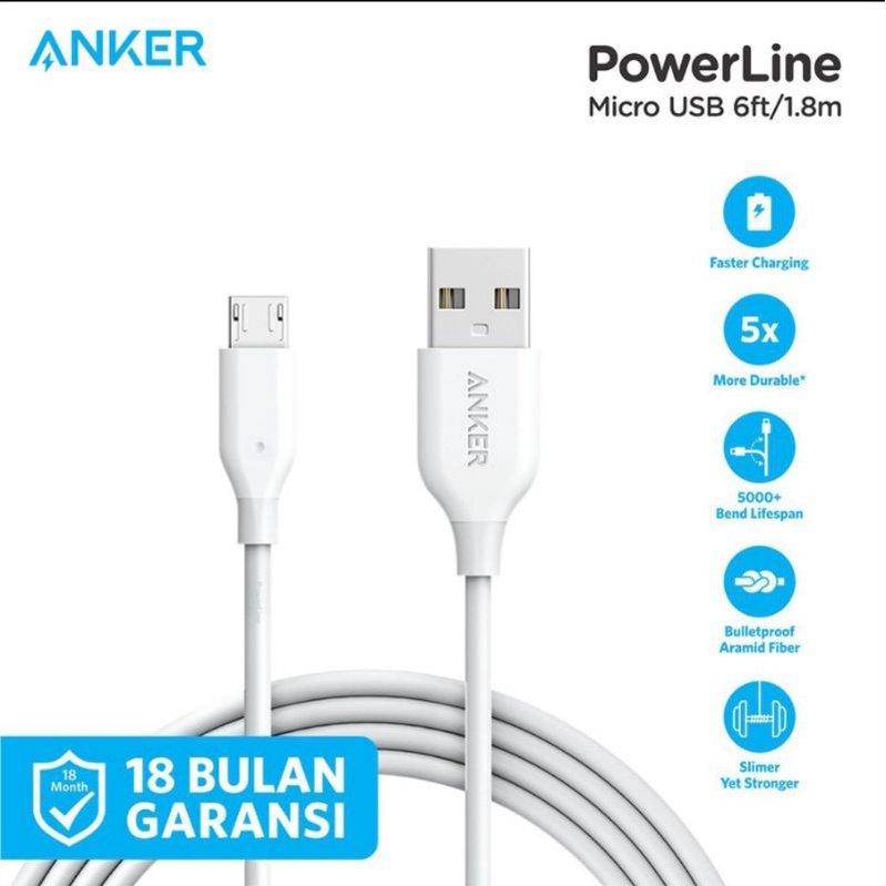 kabel data Anker powerline usb micro 6ft/1, 8m