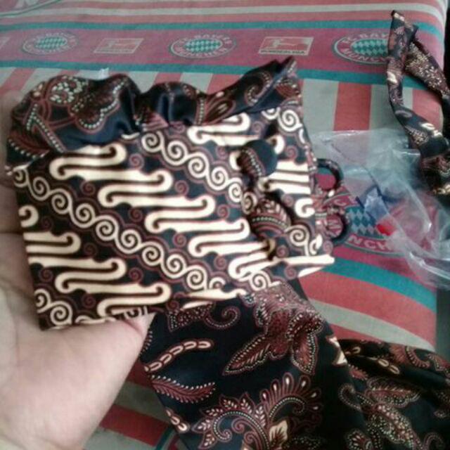 4warna Kamila Batik Syari 01 S 92/136 Gamis Syari Semisutera Silky Babytouch Dn Ch Dna