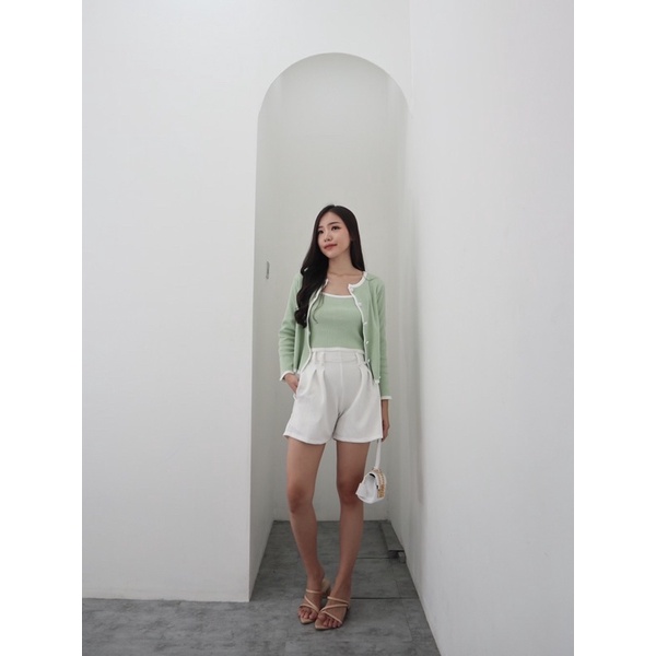 [LUXE.DLABEL] - D19 INNER &amp; OUTER | Atasan Rajut Import wanita Kaos wanita Atasan Wanita Atasan Korea wanita Korean top Croptop Croptee Atasan perempuan Top premium quality