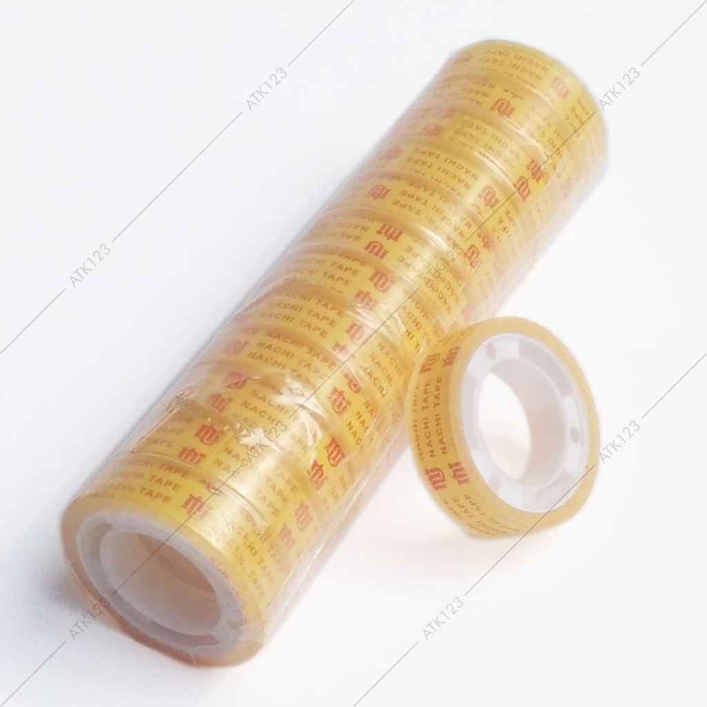  Selotip Bening  Kecil Mini 12 mm 0 5 x 10 yard 