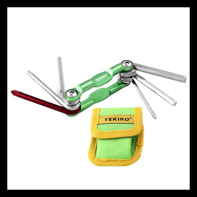 UNIK TEKIRO KUNCI SEPEDA SET 6 PCS /KUNCI L SEPEDA / TOOLS - ALAT PERKAKAS