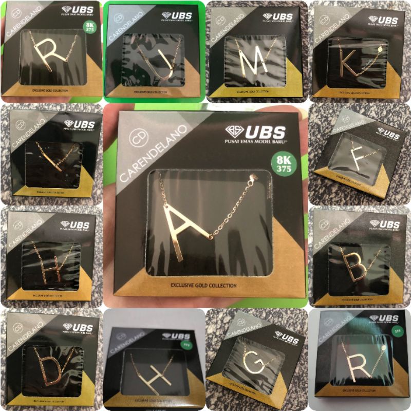 KALUNG CARENDELANO UBS HURUF ALPHABET ABJAD A-Z 375 8K