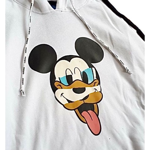 Jaket Sweater Hoodie ADDS X MICKEY – White Edition Fashion Trendy Casual Pria Good Brand Quality Stylish