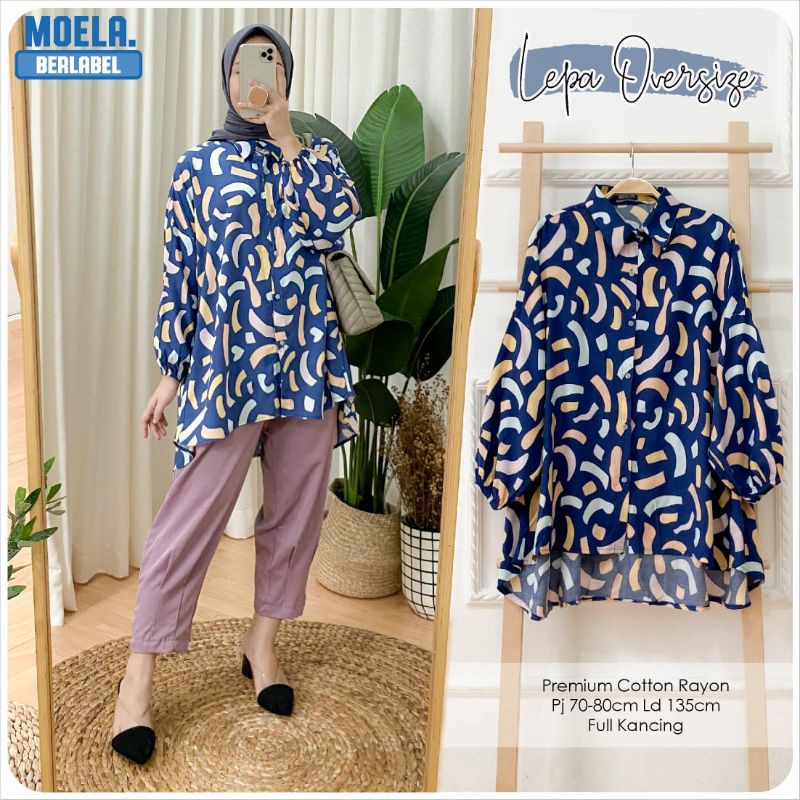 OVERSIZE BLOUSE LEPA BY MOELA