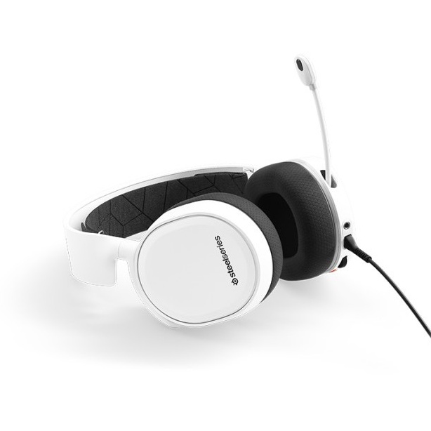 Headset Steelseries Arctis 3 Versi 2019 Gaming - DTS 7.1 - Black White