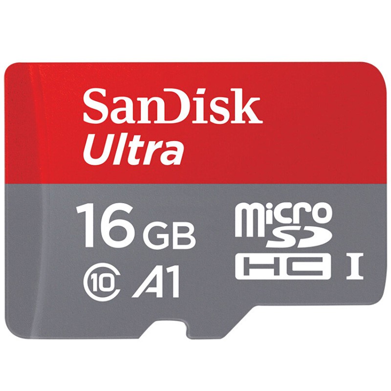 SanDisk Ultra A1 Micro SD / MicroSD Card 16Gb 98MBps Class 10