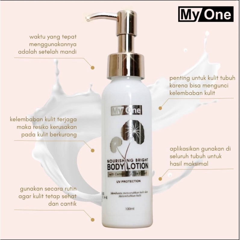 [ READY SIAP KIRIM ] BPOM MYONE Parfum Whitening Body Lotion MY ONE BODY LOTION MYONE LOTION MYONE BODY LOTION BPOM ORIGINAL