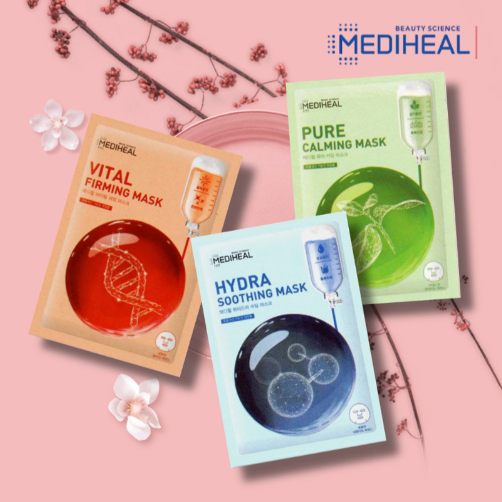 MEDIHEAL I MEDI HEAL DAILY SCIENCE SHEET MASK MASKER KOREA BULAT
