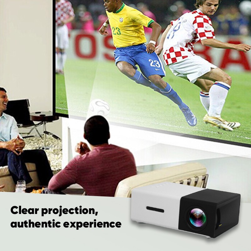 Smartfish HD LED Projector Mini Proyektor 1080HD Home Theater LED