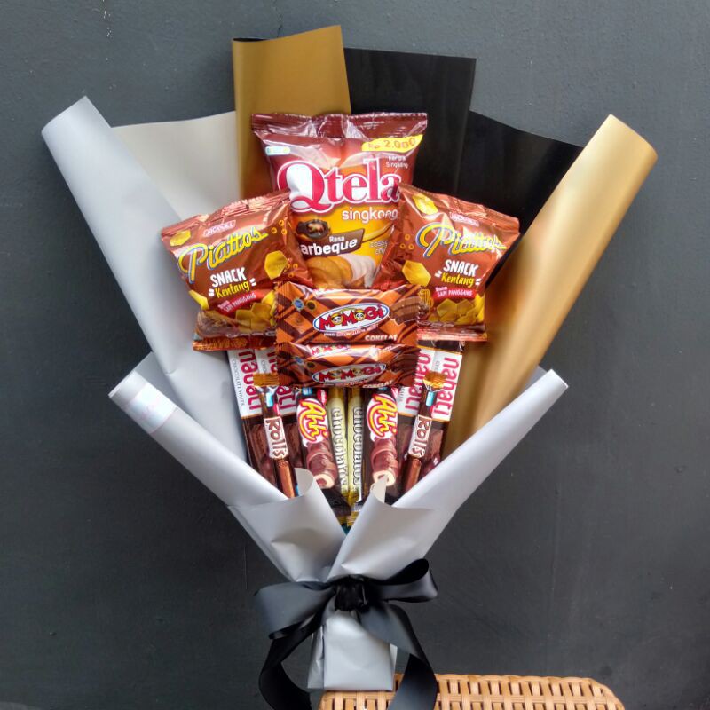 

Buket Snack / Buket Makanan / Bouquet Snack / Snack Bucket / Snack Buket
