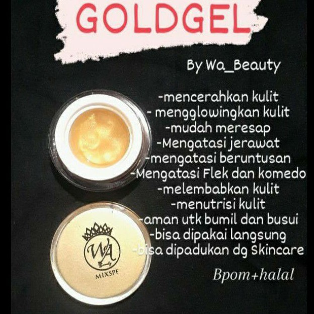 [GET 1 GIFT] Promo (Bisa COD) Jelly Glowing (Gold Gel Wa Beauty Mix Spf)/Best Seller/Skin Booster/BP