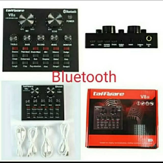 Soundcard Taffware V8S Bluetooth