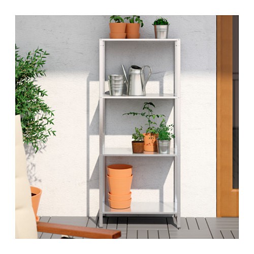 Rak Lemari Besi Baja IKEA HYLLIS Penyimpanan Barang Box Organizer