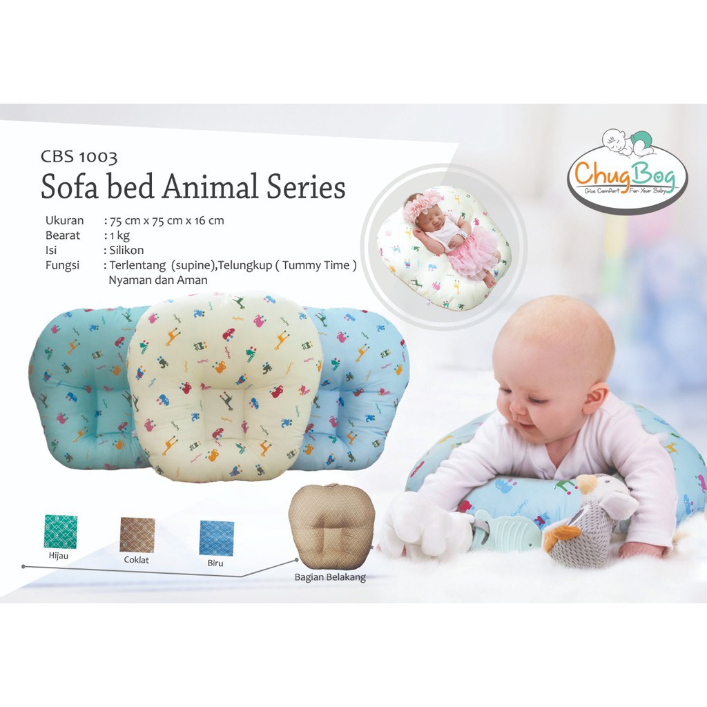 Sofa Bed Bayi Motif Animal Series CBS1003 by Chug Bog