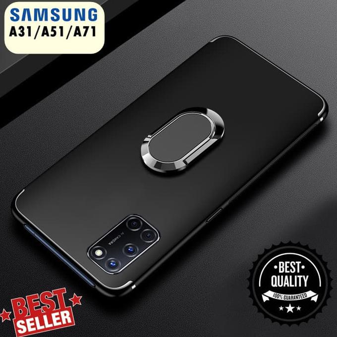 CASE FOR SAMSUNG A31 A51 A71 RING BRACKELET SLIM MATTE TPU MACARON - A31