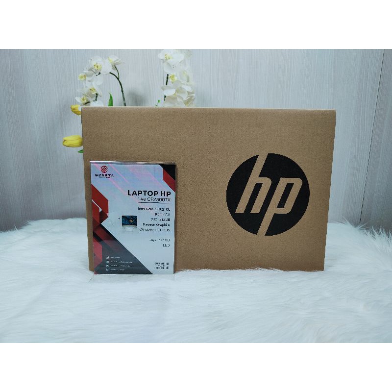 Laptop HP 14s CF2500TX Core i5 Gen 10 Ram 4 GB SSD 512 GB Radeon 630 2 GB Win 10 OHS New