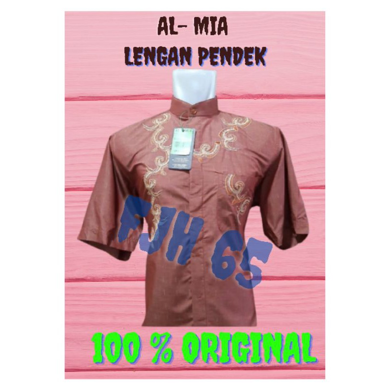 Baju KOKO AL-MIA Lengan Pendek Pria