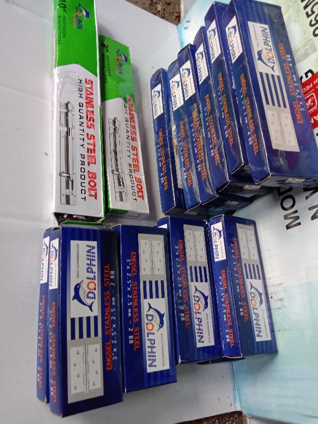 Engsel Pintu Dan Jendela Steinless Tebal Bagus Murah - Engsel Dolphin Asli