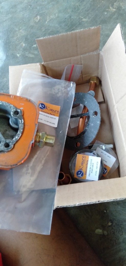 Pressure Gauge Kompresor Angin Portable 8 Bar