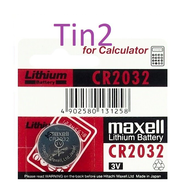 Baterai Battery Batere Kancing Maxell Lithium Cr2032 CR 2032 CR1632 CR 1632 3v