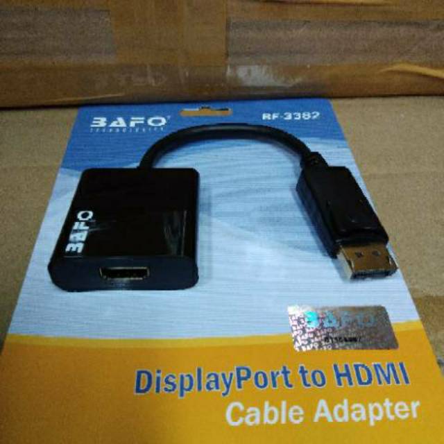 Bafo BF-3382 DisplayPort To HDMI Kabel Adapter