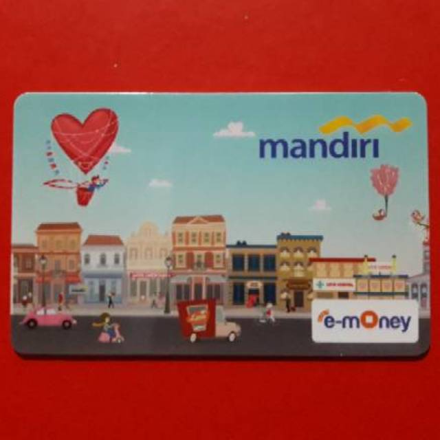 ///KADO VALENTINE/// Mandiri eMoney TOWN OF LOVE ORI /Like eTOLL Tapcash Flazz or Brizzi