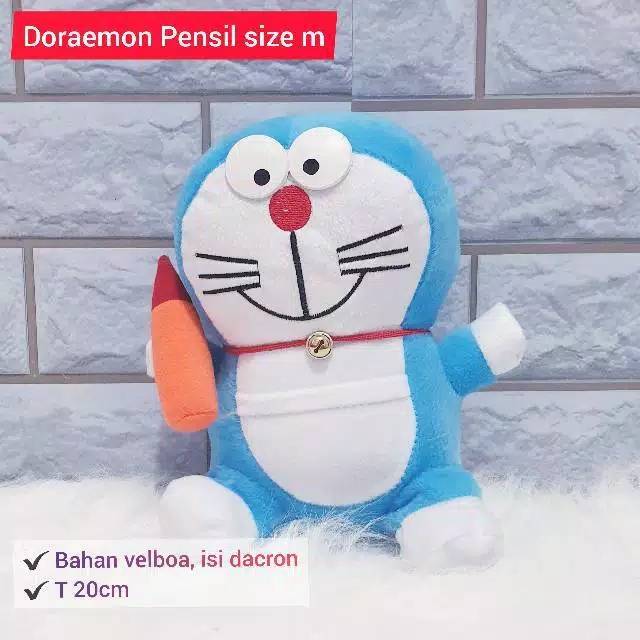 

Boneka doraemon lucu walkman pensil