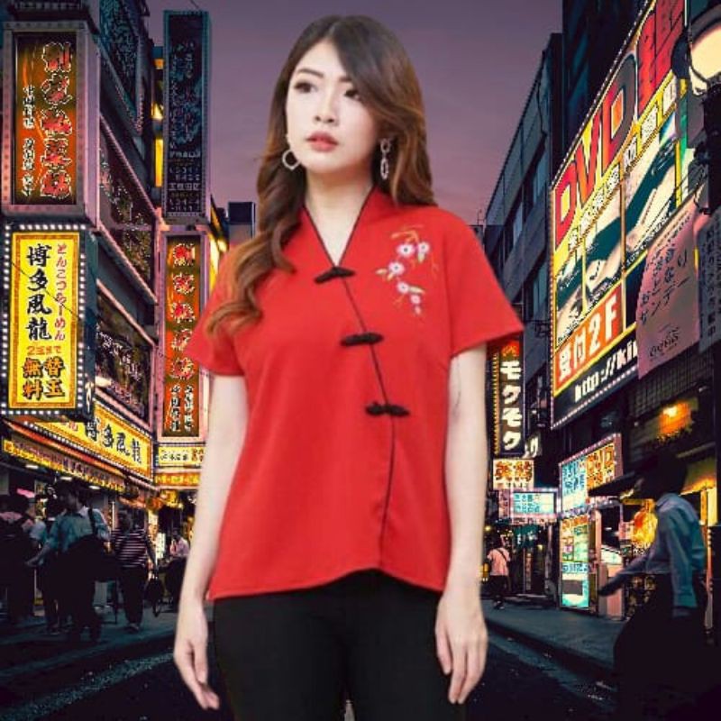 Cheongsam Atasan IMLEK /PESTA Wanita