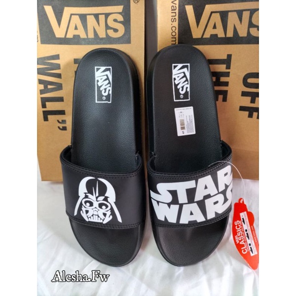 Sandal Slide Vans X Starwars / Sendal Slop Starwars Premium Hight Quality