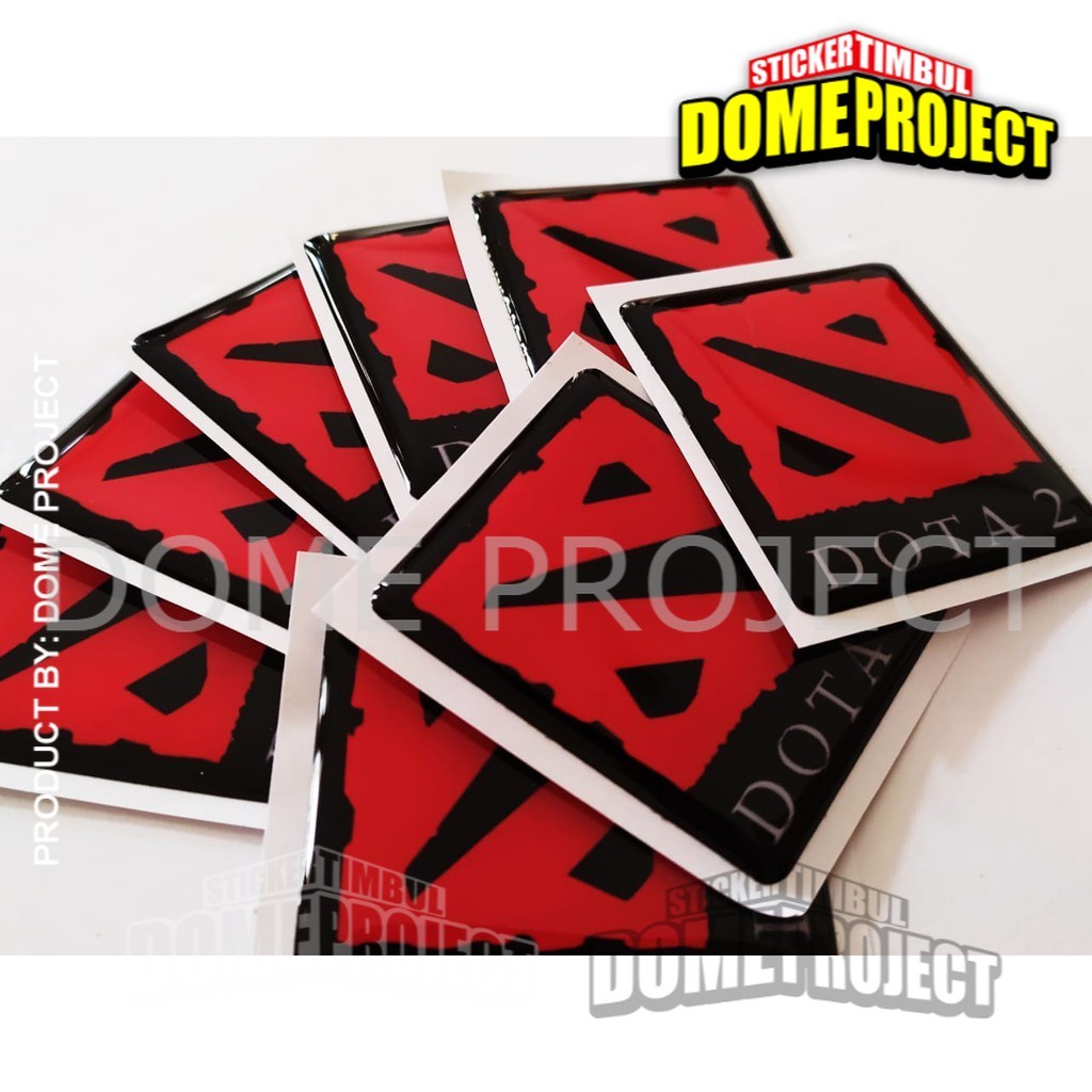 STIKER MOTOR TIMBUL EMBLEM DOTA LENTUR AKSESORIS SEPEDA MOTOR