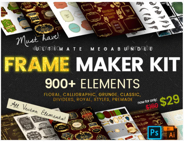 Frame Maker Kit - Vector Designs