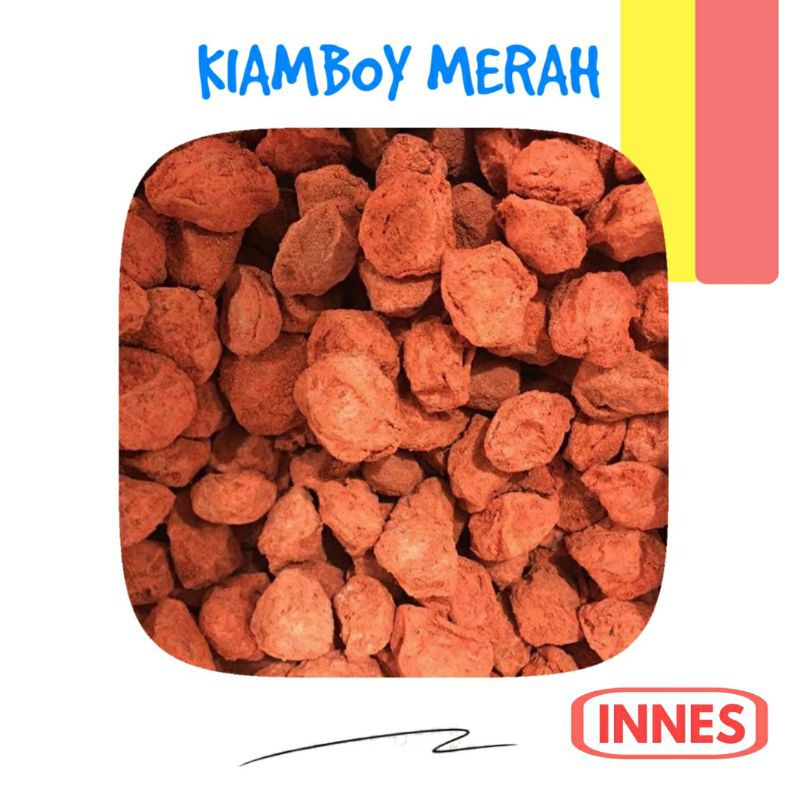 

Asinan Kiamboi Merah / Manisan Buah Kiamboy Merah Kering / Red Prunes Plum