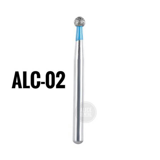 Alice dental // bur bulat / round bur high speed / highspeed bur pita biru preparasi gigi