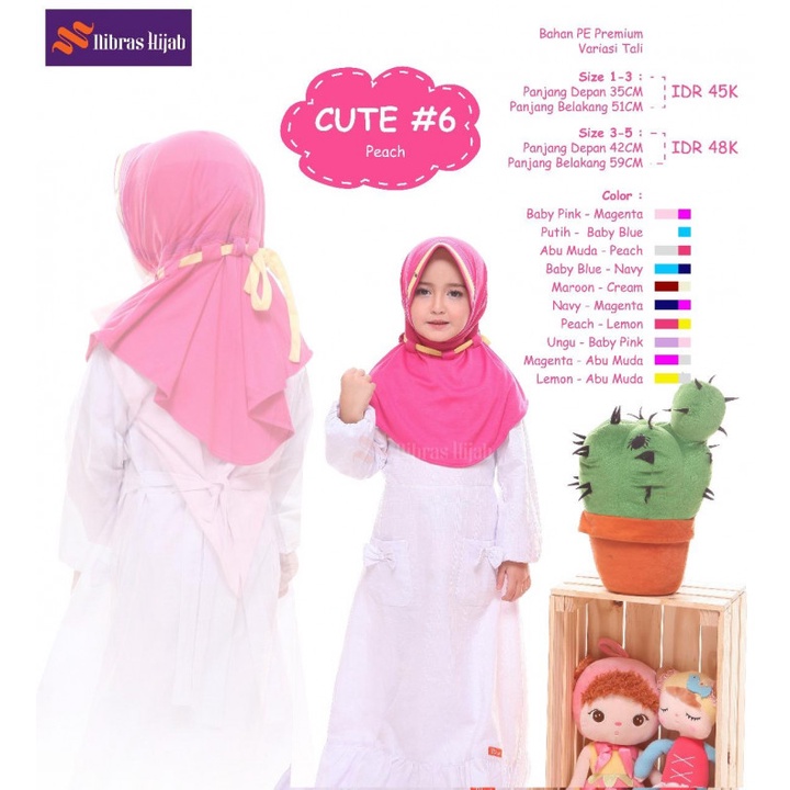 HIJAB ANAK NIBRAS CUTE 06