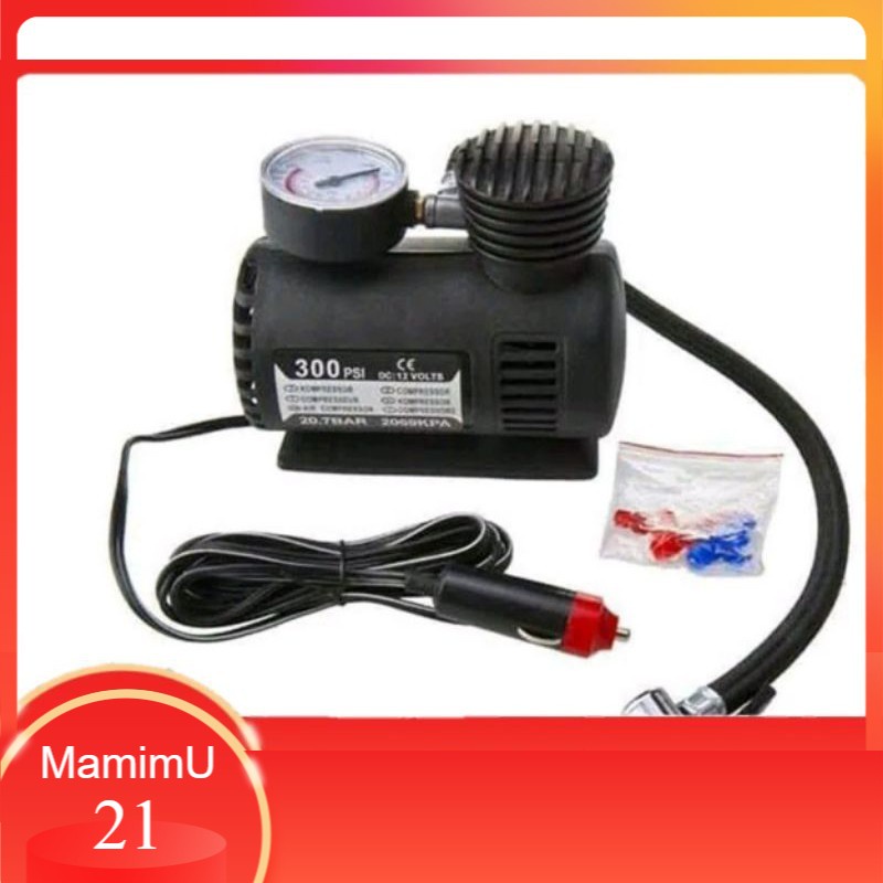Pompa Ban Air Compressor Pompa Listrik Ban Mobil Motor Portabel 12V Portable 