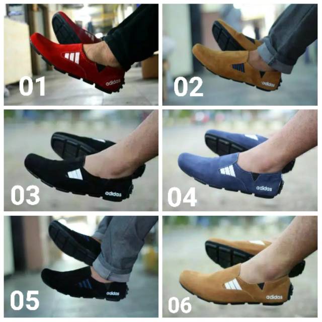 sepatu ADIDAS SLIP ON PRIA CASUAL TERLARIS HARGA GROSIR santai selop pria