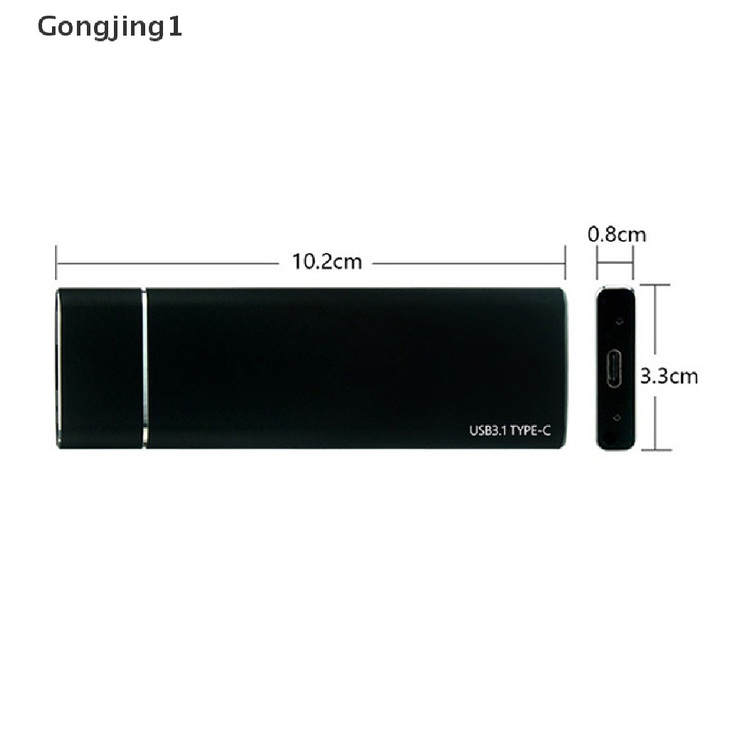 Gongjing1 Hardisk Eksternal SSD 1TB 2TB 500GB 4TB USB 3.1