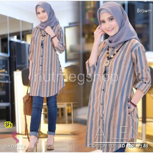 TUNIK SALUR /TUNIK SALUR LENGAN PANJANG AILEN