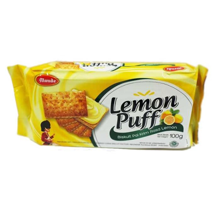 

TERMURAH Monde Lemon Puff 100g BEST SELLER