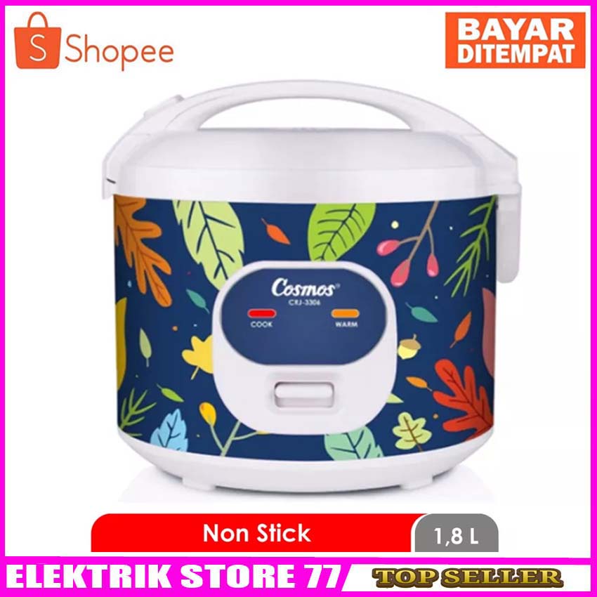 Penanak Nasi Cosmos 3306 Magic Com 1.8 liter / Rice Cooker DRJ-3306