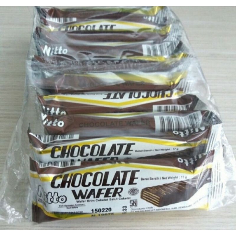 

nitto wafer coklat