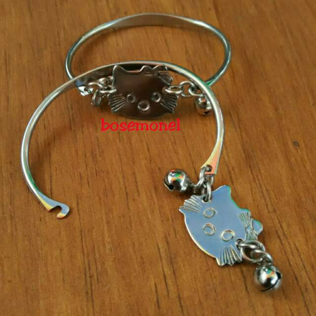 Anti Karat !!! Gelang Monel Hello Kitty