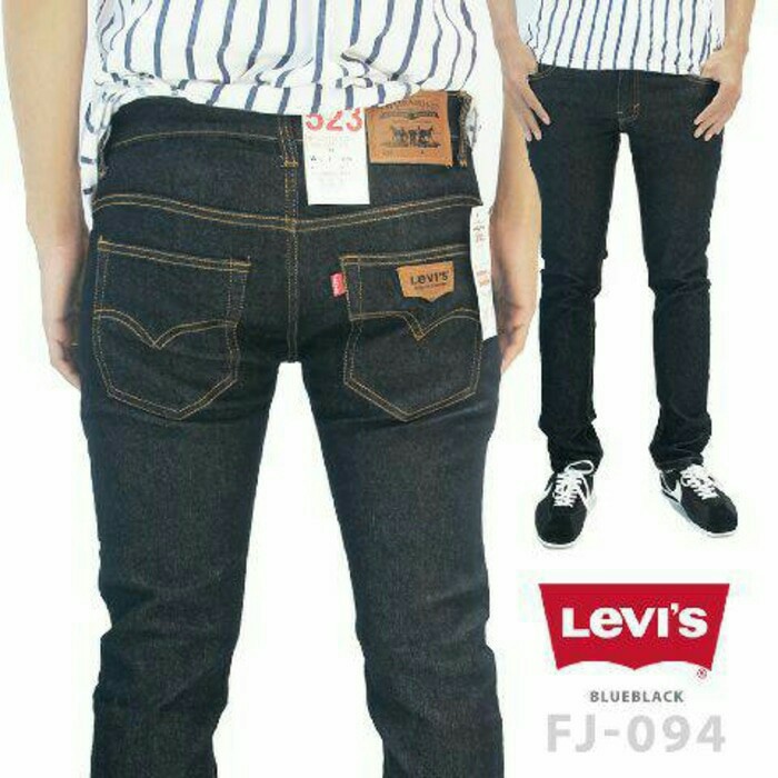 Celana Jeans LIVES Pensil Skinny Pria Blueblack Garmen 27 - 38