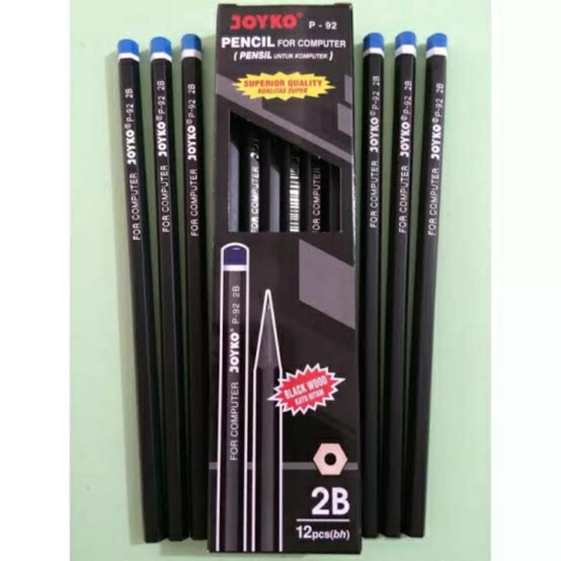 

Pensil 2B Joyko Hitam P92