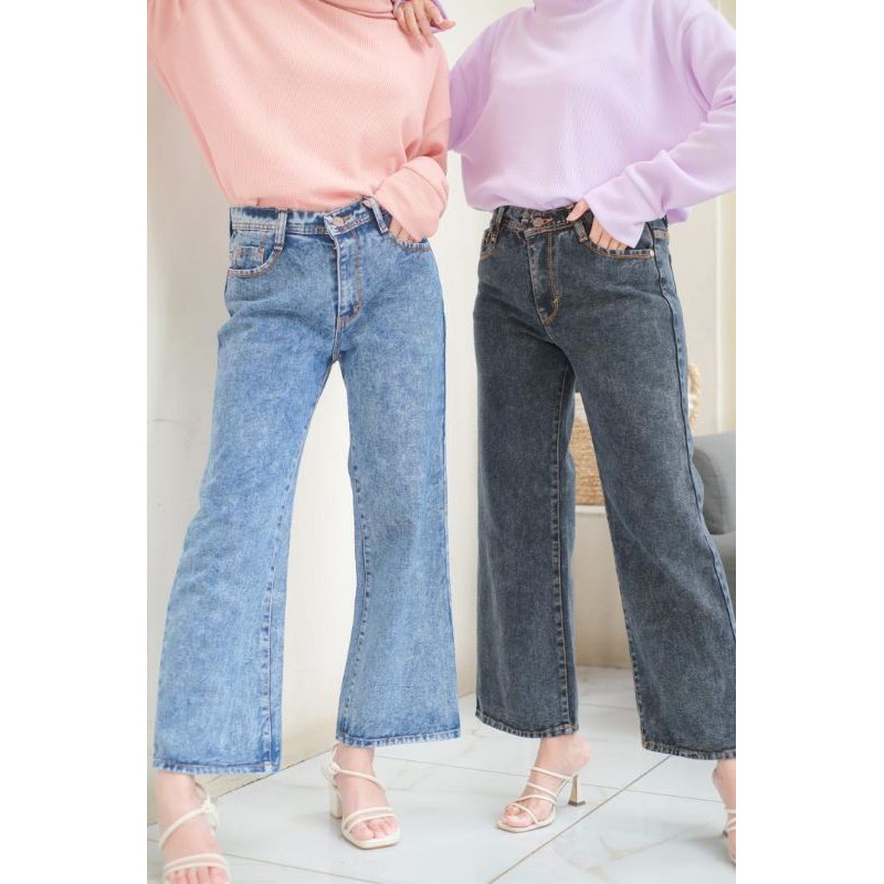 Fena Pants Kulot/ Pants Kulot/ Pants Pocket Belakang