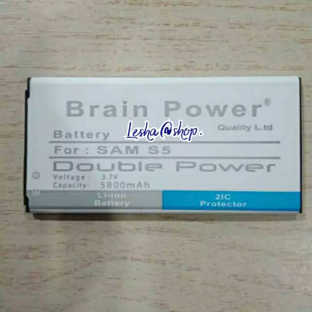 Baterai Battery Batre Samsung Galaxy S5 G900 Double Power