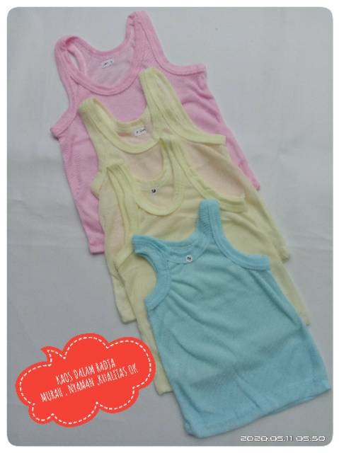 Kaos Dalam Bayi / Anak , Singlet Bayi Murah