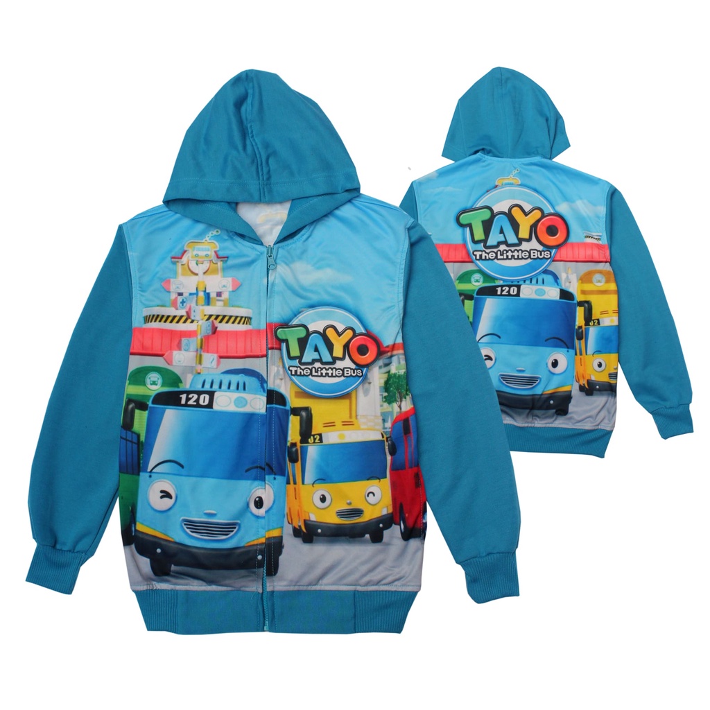 Jaket Anak Bandung - Jaket anak Tayo Printing Anti luntur