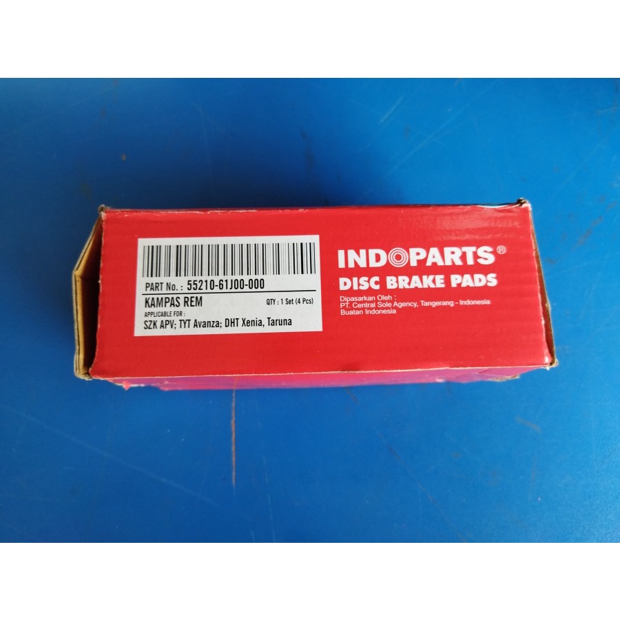 Brake Pads Kampas Rem Depan Suzuki APV APV Arena merk Indoparts