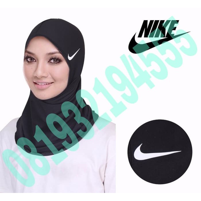 HIJAB SPORT LOGO NIKE HIJAB INSTANT KERUDUNG INSTANT   _hijab instant